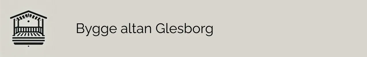 Bygge altan Glesborg